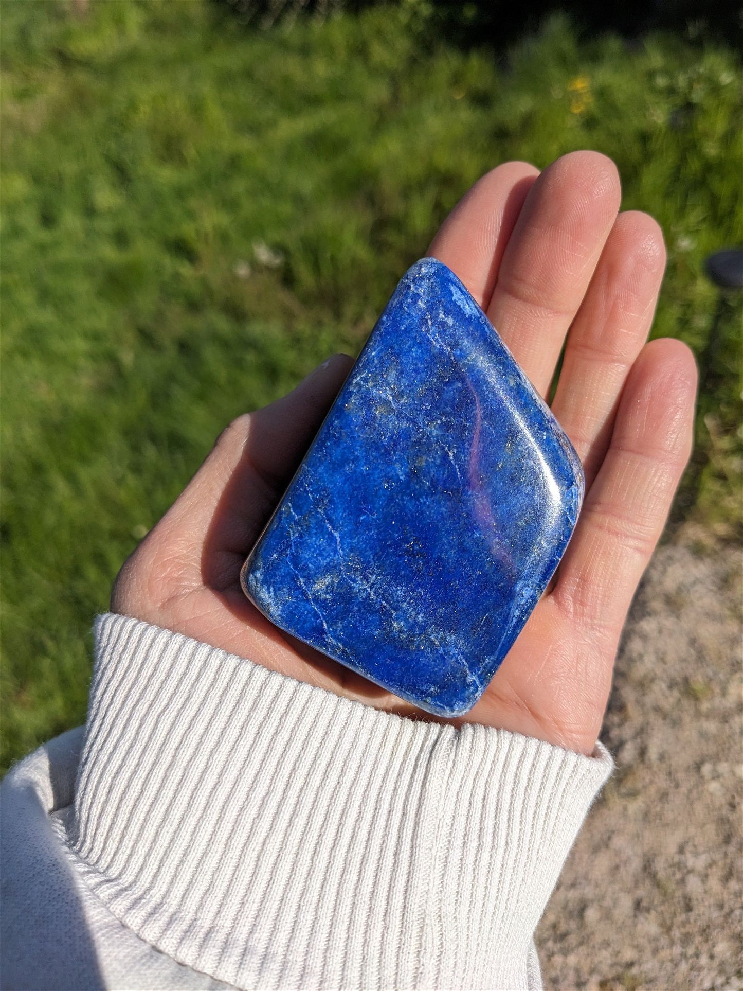 1 lapis lazuli à poser - Aurore Lune 