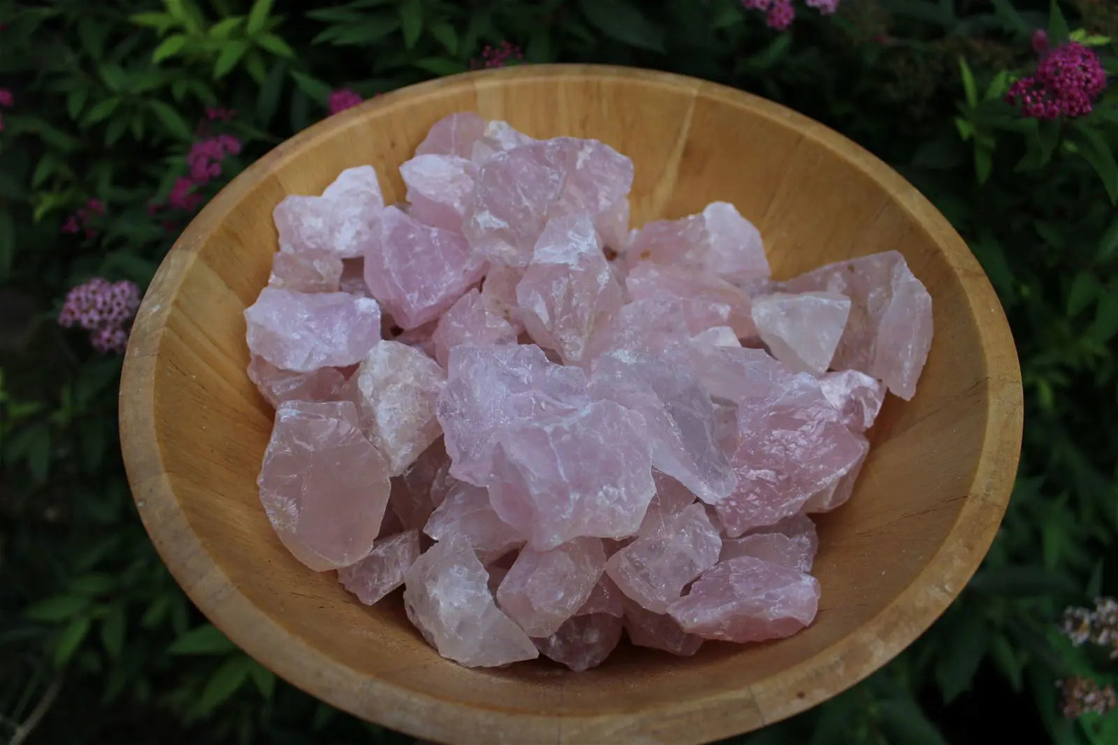 1 morceau brut de quartz rose moyen - Aurore Lune 