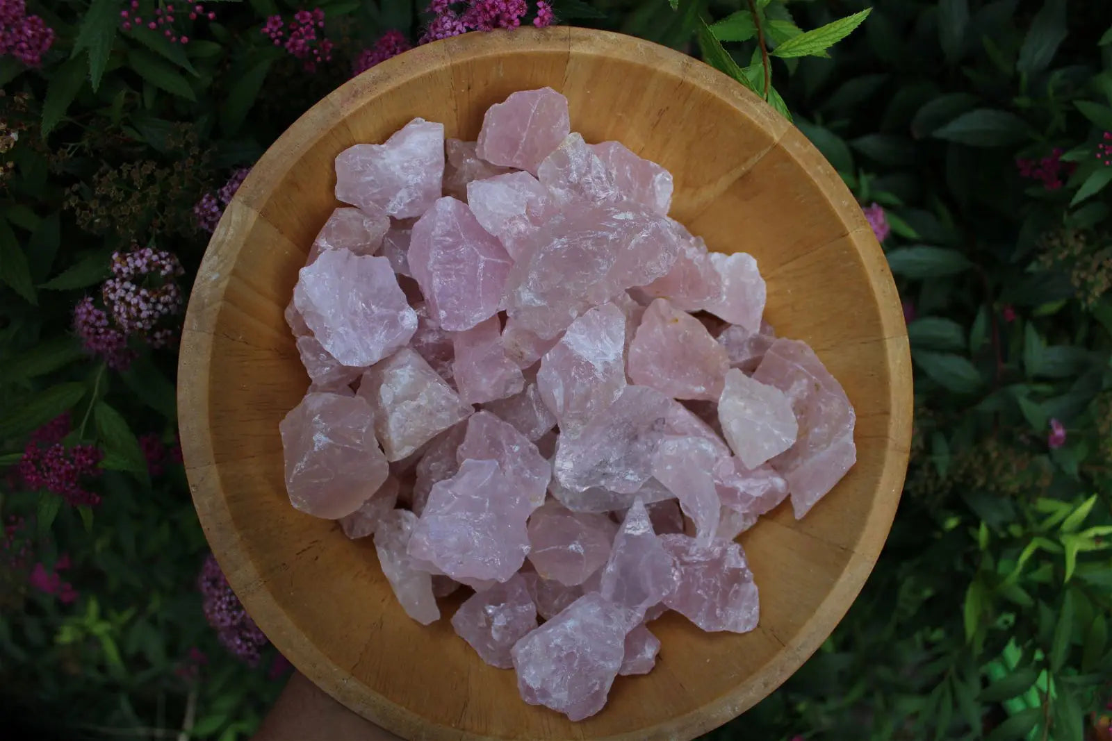 1 morceau brut de quartz rose moyen - Aurore Lune 