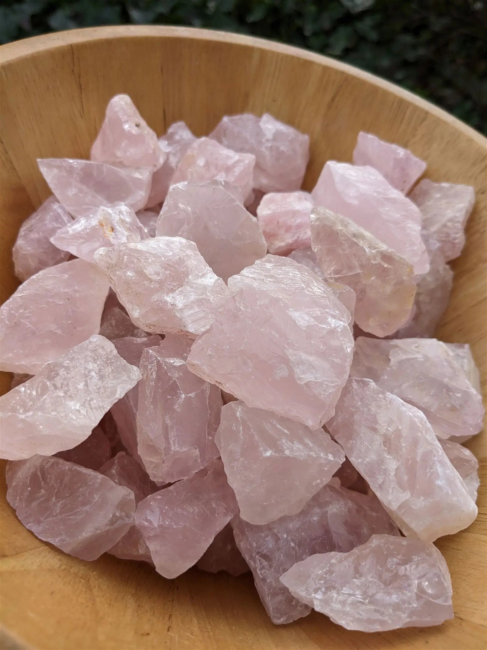 1 morceau brut de quartz rose moyen - Aurore Lune 