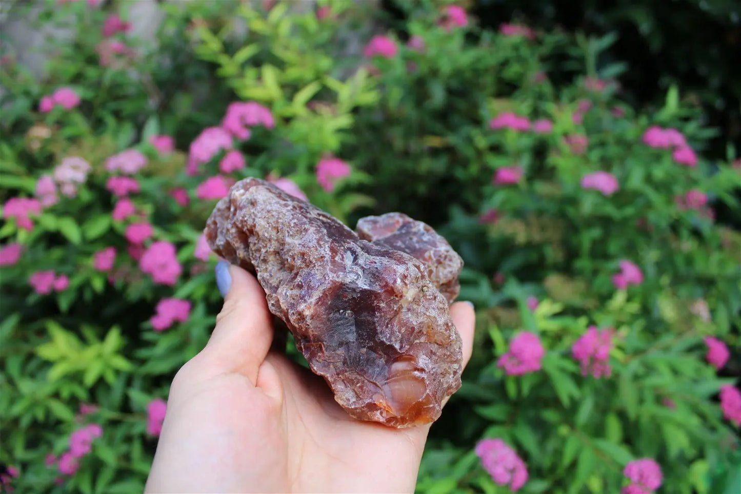1 morceau d agate -  cornaline brute - Aurore Lune 