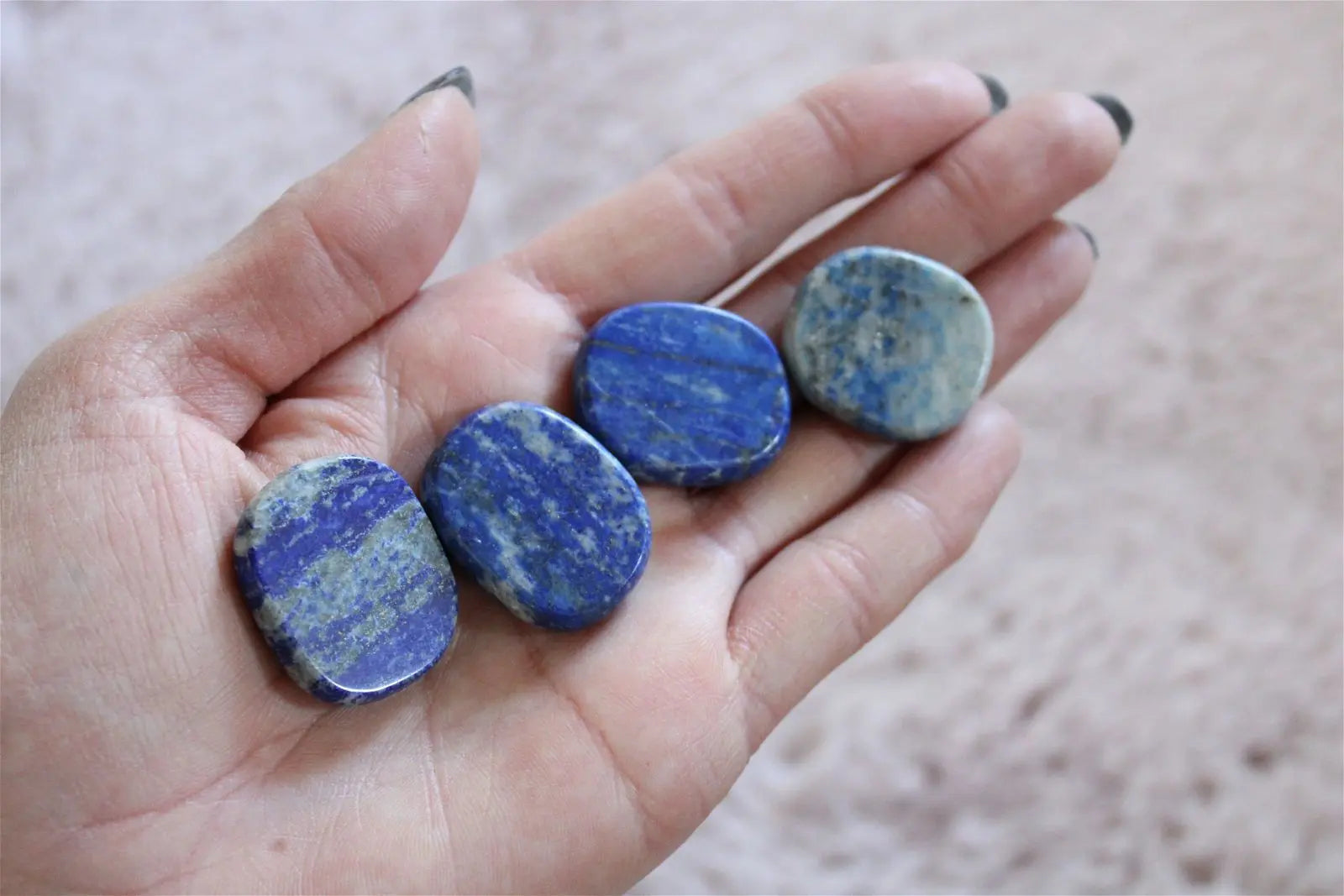 1 petit rectangle en lapis lazuli - Aurore Lune 