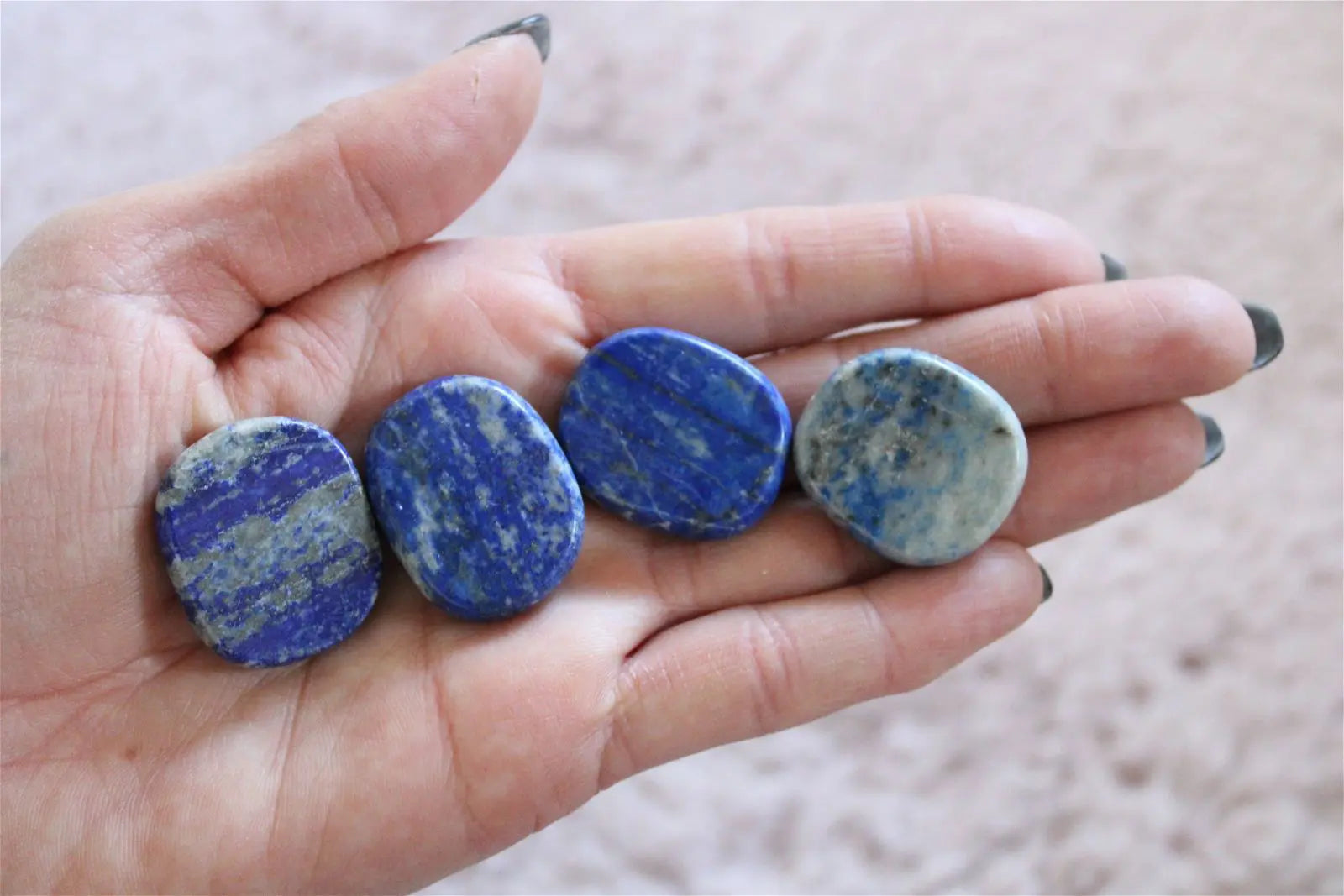 1 petit rectangle en lapis lazuli - Aurore Lune 