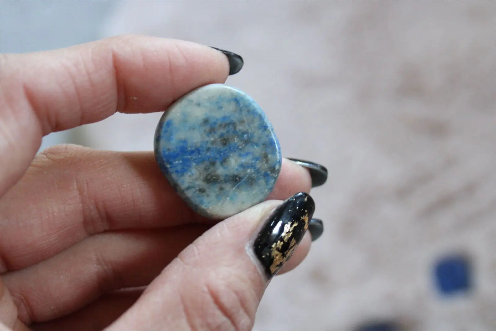 1 petit rectangle en lapis lazuli - Aurore Lune 