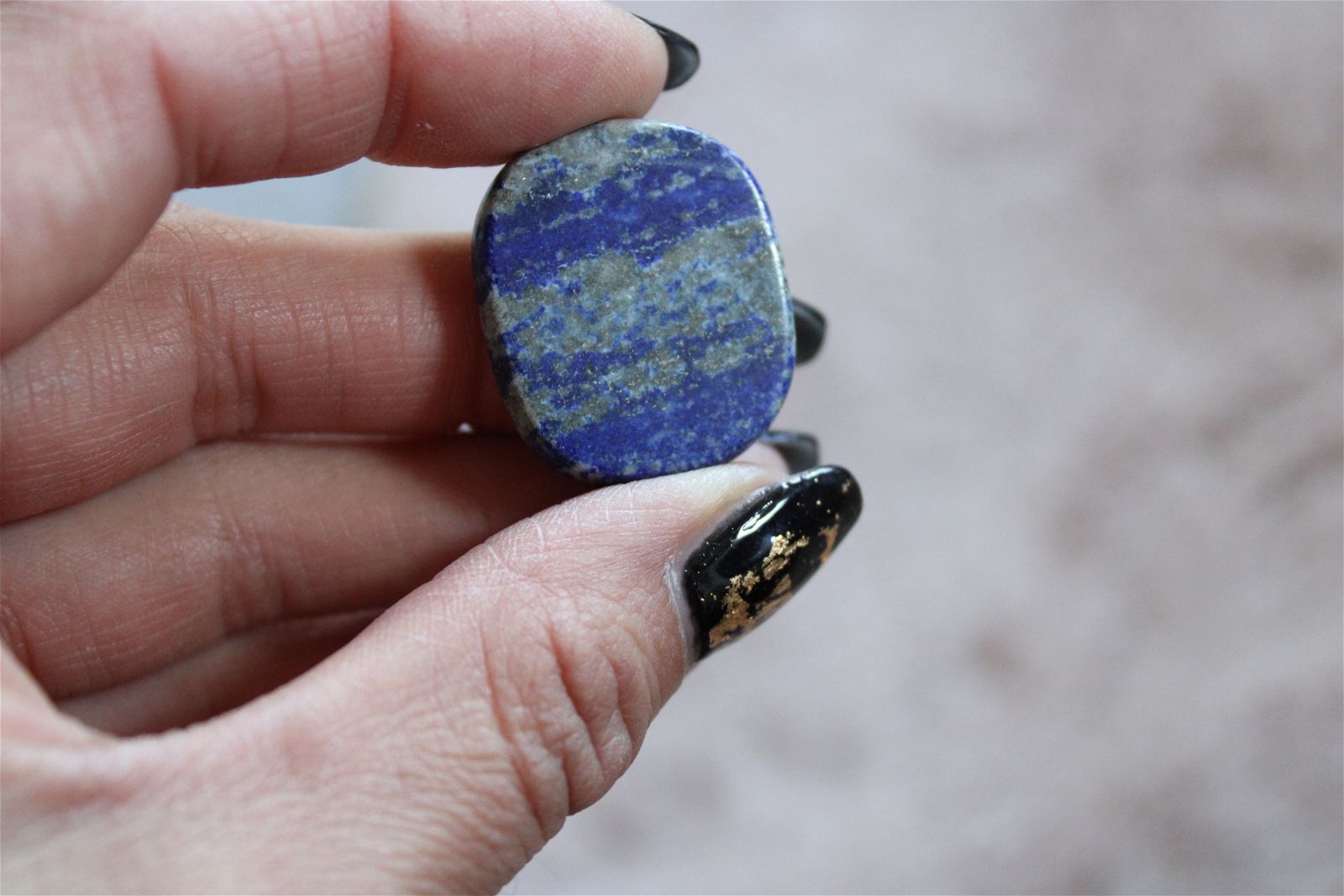 1 petit rectangle en lapis lazuli - Aurore Lune 