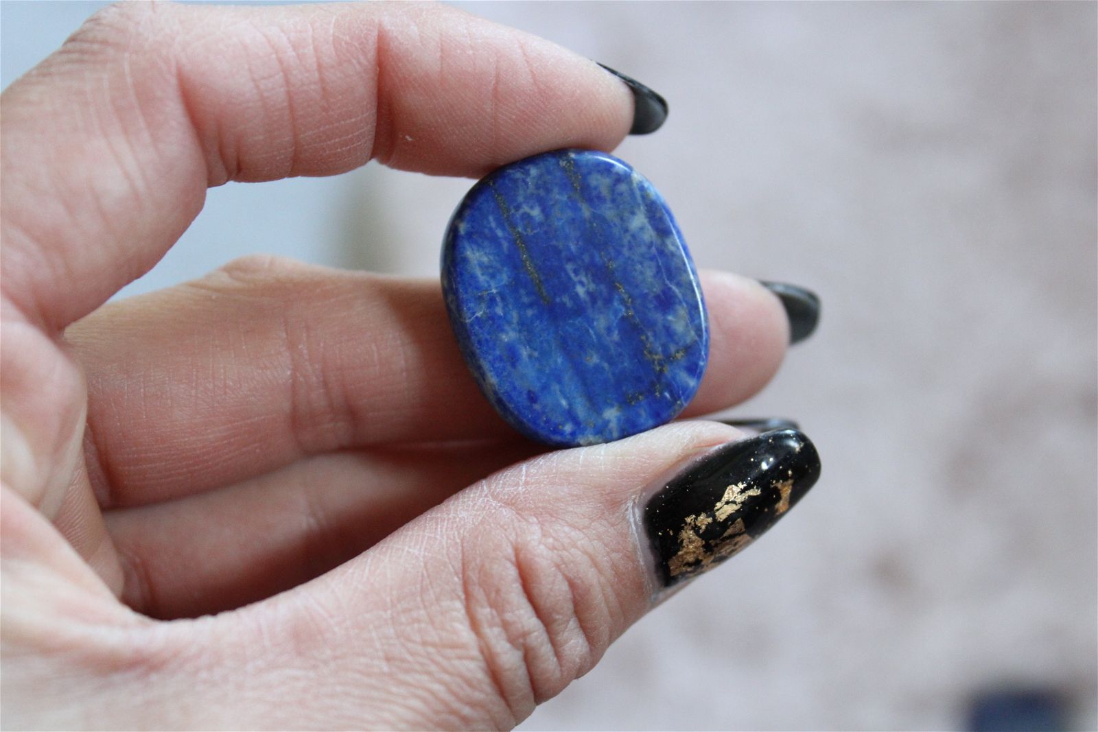 1 petit rectangle en lapis lazuli - Aurore Lune 
