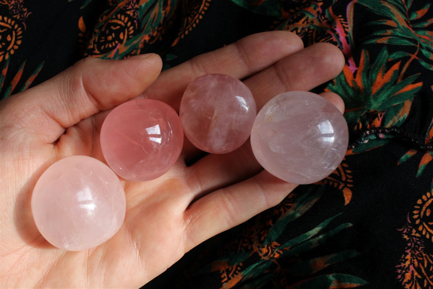 1 pierre roulée en quartz rose 3-4 cm - Aurore Lune 