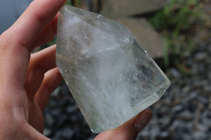 1 pointe de cristal de roche *I* - Aurore Lune 
