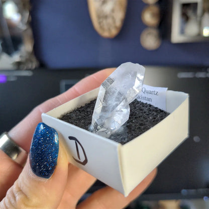 1 quartz à âme conforme à la photo - Aurore Lune 
