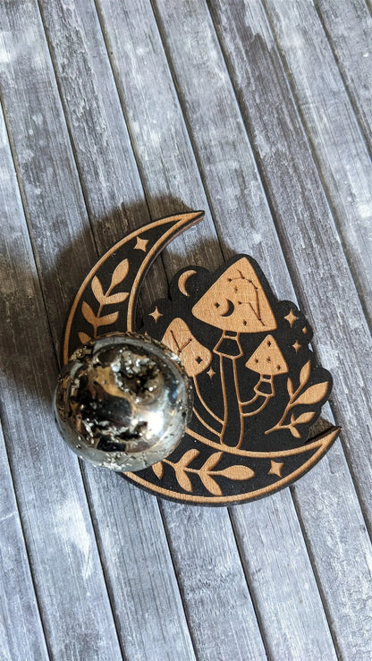 1 socle pour sphère - Aurore Lune 
