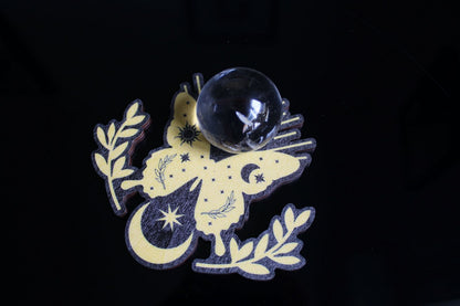 1 socle pour sphère 11 x 9.5 cm env. - Aurore Lune 