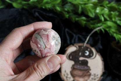 1 sphère en rhodochrosite - Aurore Lune 