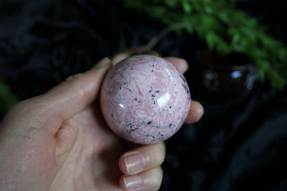 1 sphère rhodochrosite du Pérou 5.4 cm - Aurore Lune 