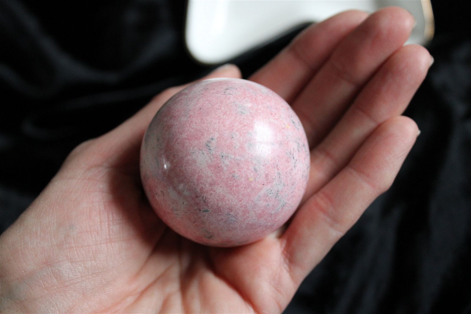 1 sphère rhodochrosite du Pérou 5 cm - Aurore Lune 