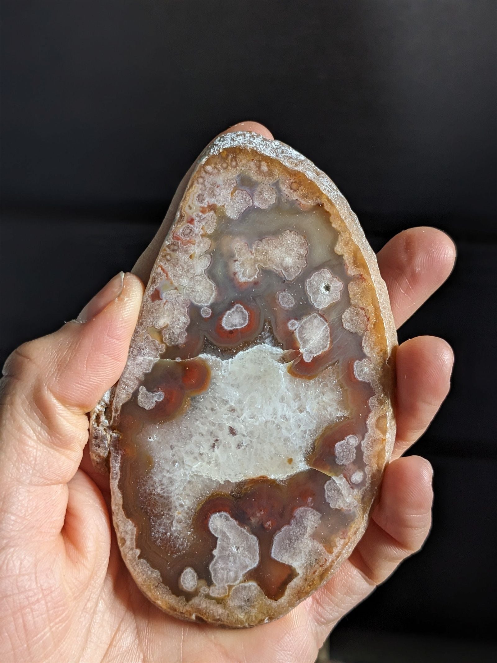 1 tranche en agate - Aurore Lune 