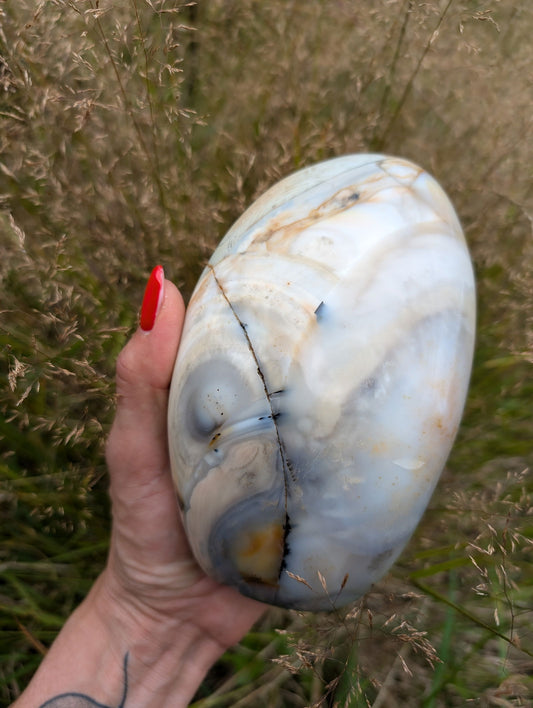 Agate à dendrites 1.4 kg - Aurore Lune 