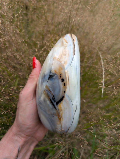 Agate à dendrites 1.4 kg - Aurore Lune 