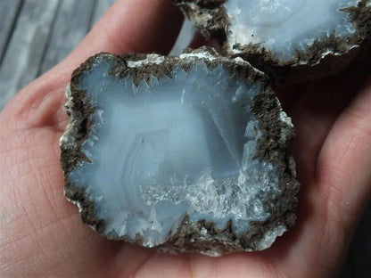 Agate forme noix de coco 1 morceau - Aurore Lune 
