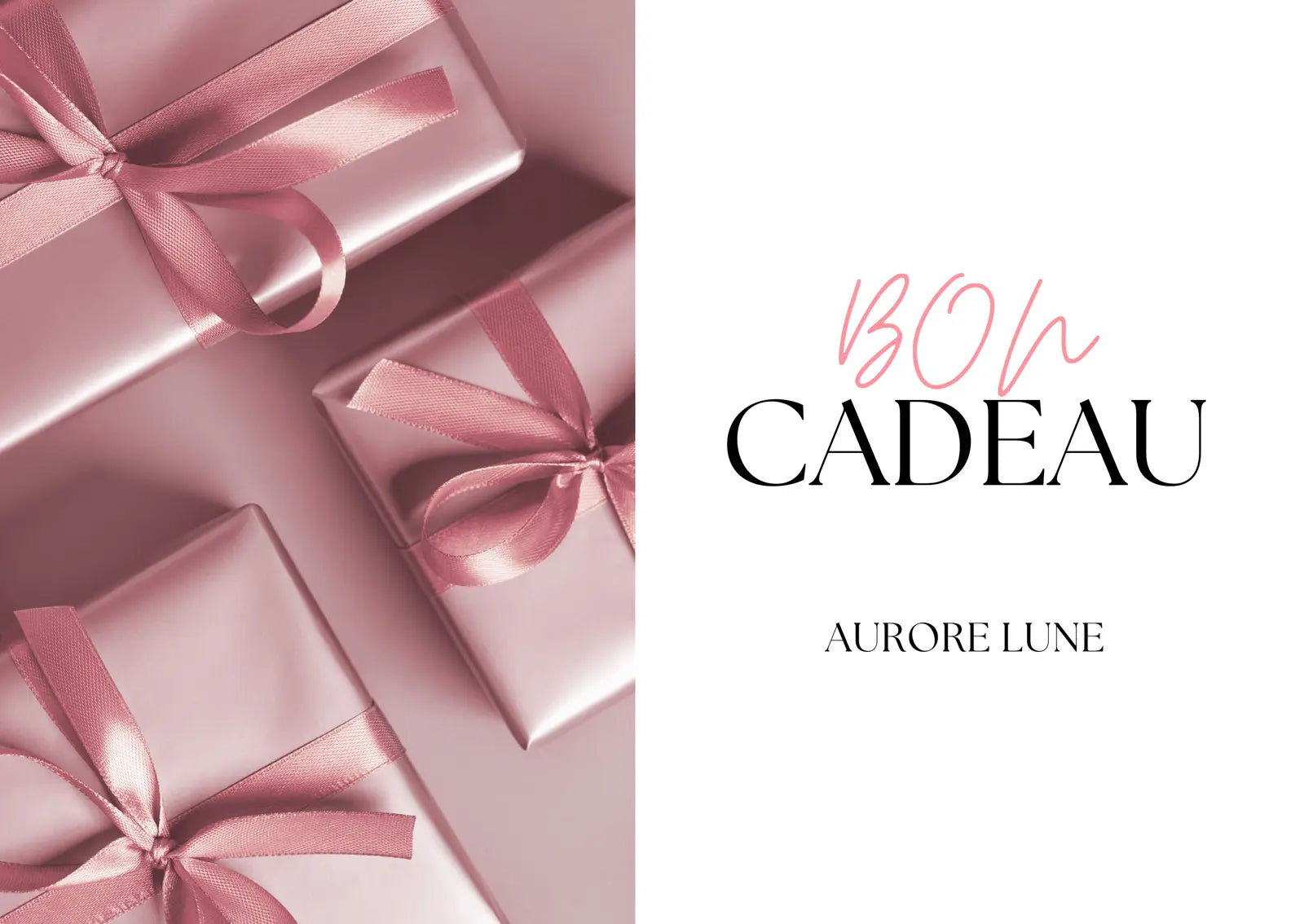 BON D'ACHAT 30 € CARTE CADEAU - Aurore Lune 