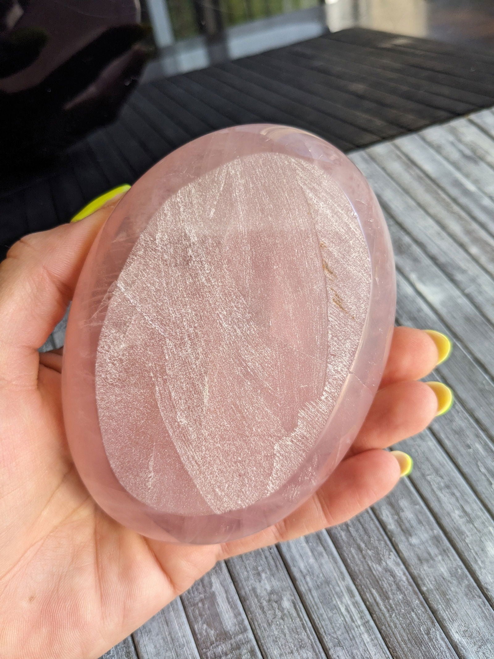 Bol en quartz rose - Aurore Lune 