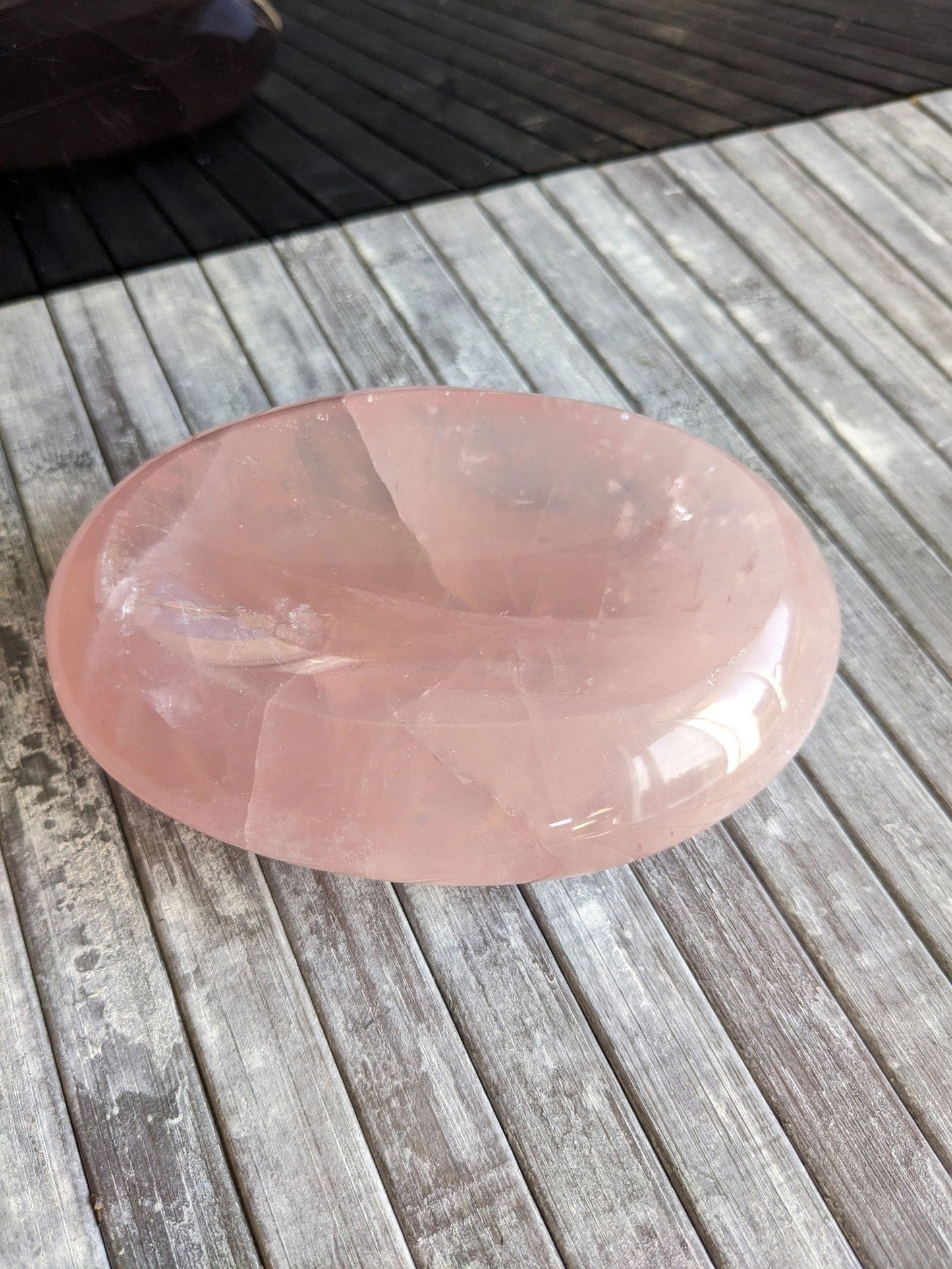 Bol en quartz rose - Aurore Lune 