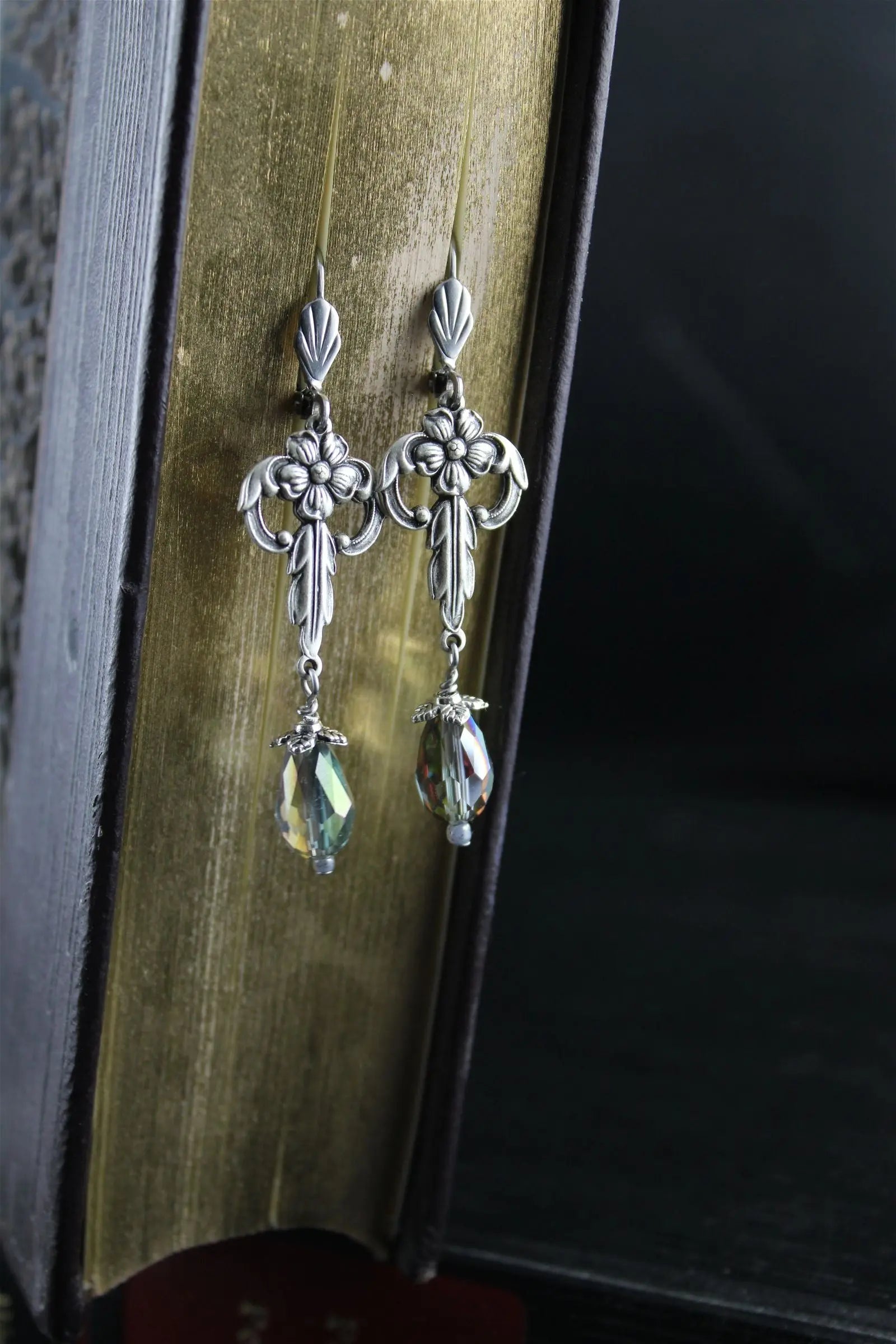 Boucles d'oreilles baroque - Aurore Lune 