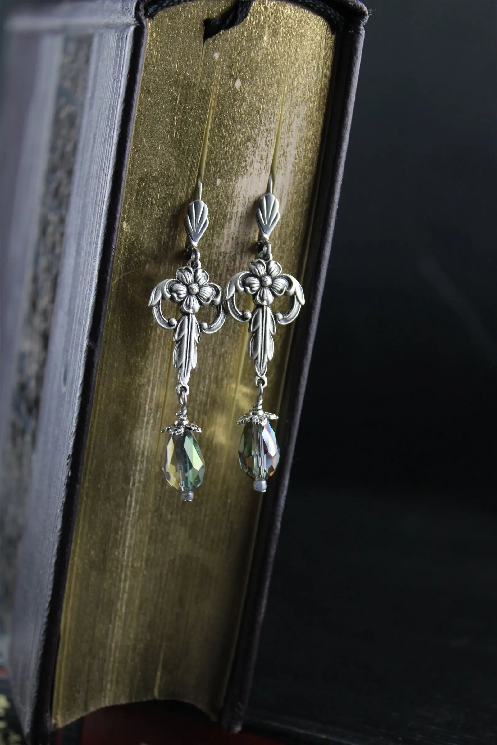 Boucles d'oreilles baroque - Aurore Lune 