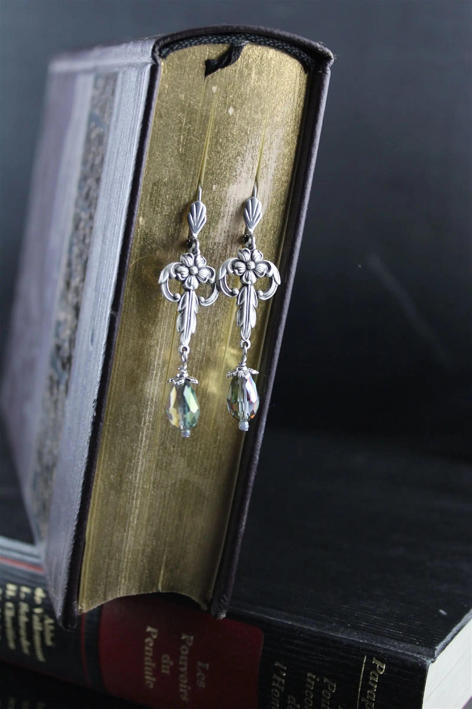 Boucles d'oreilles baroque - Aurore Lune 