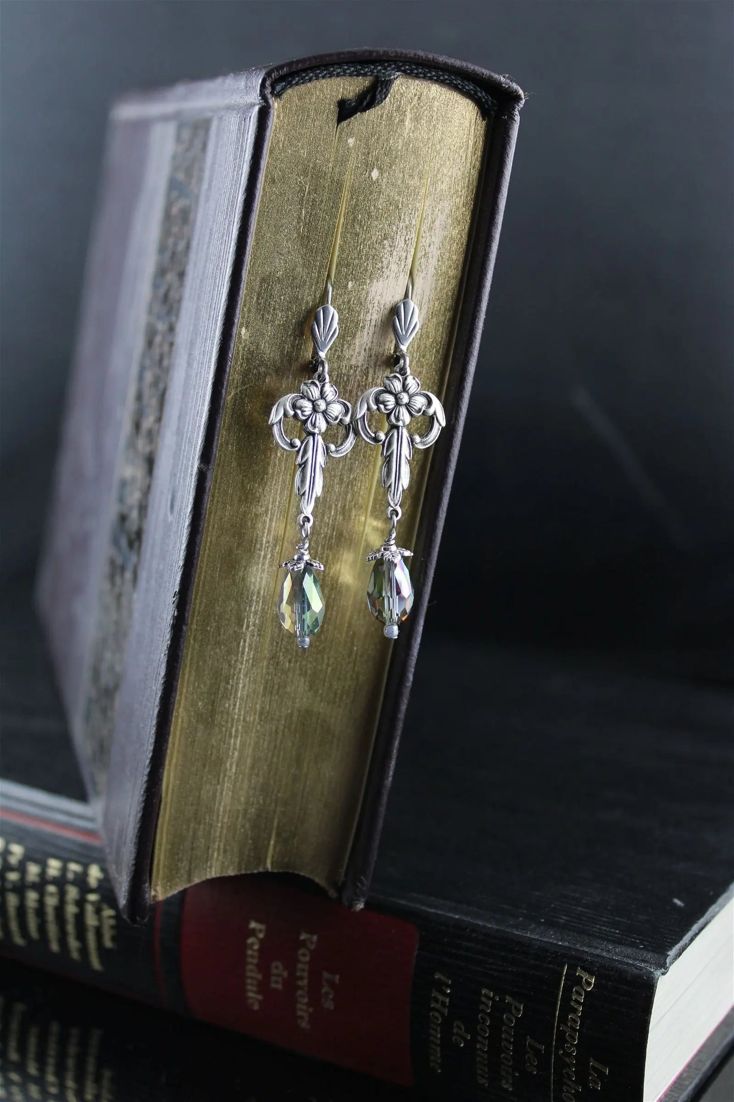 Boucles d'oreilles baroque - Aurore Lune 
