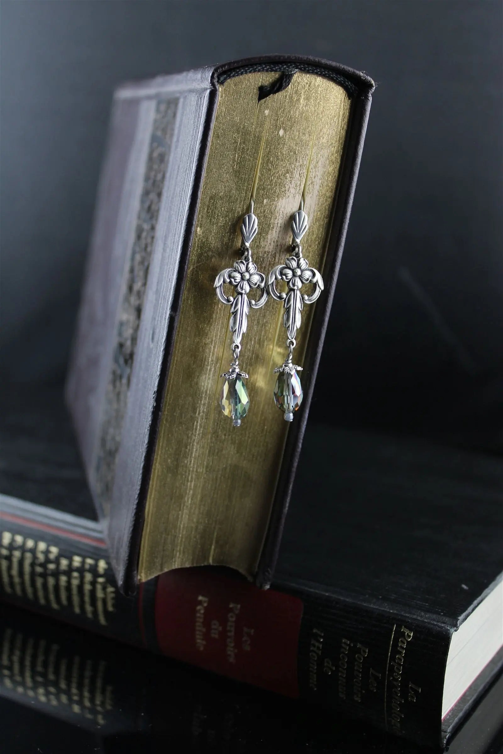 Boucles d'oreilles baroque - Aurore Lune 