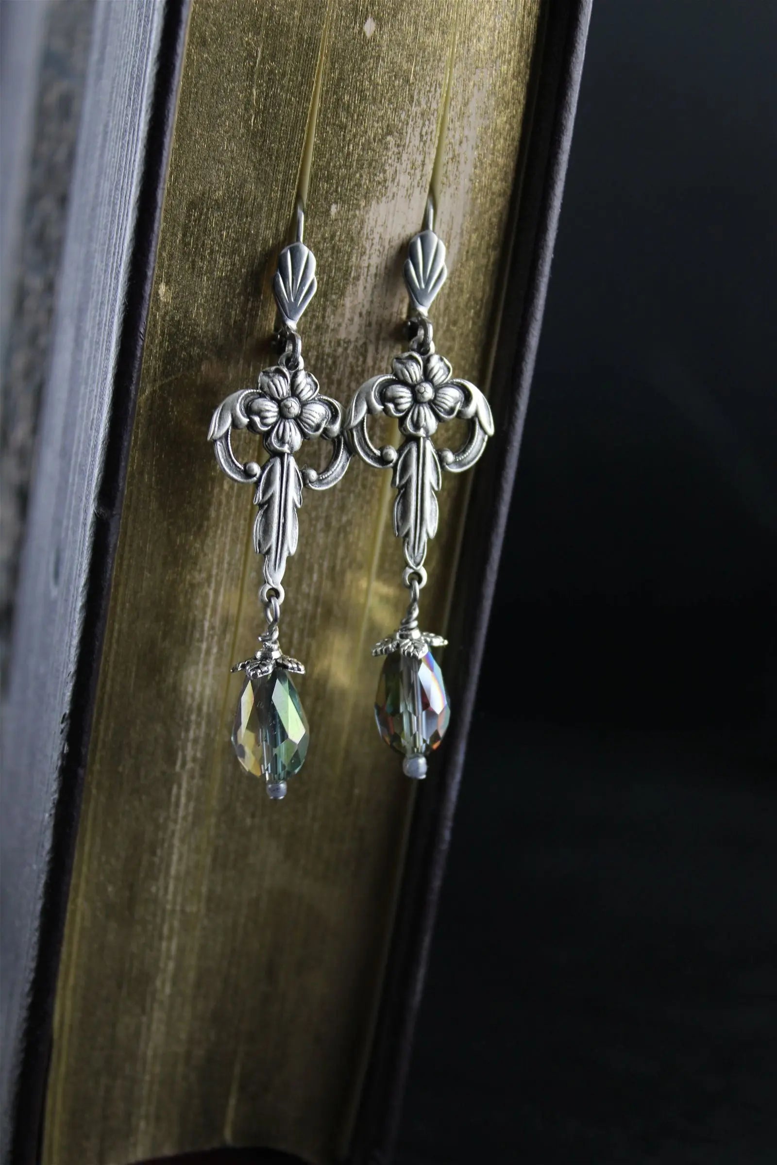 Boucles d'oreilles baroque - Aurore Lune 