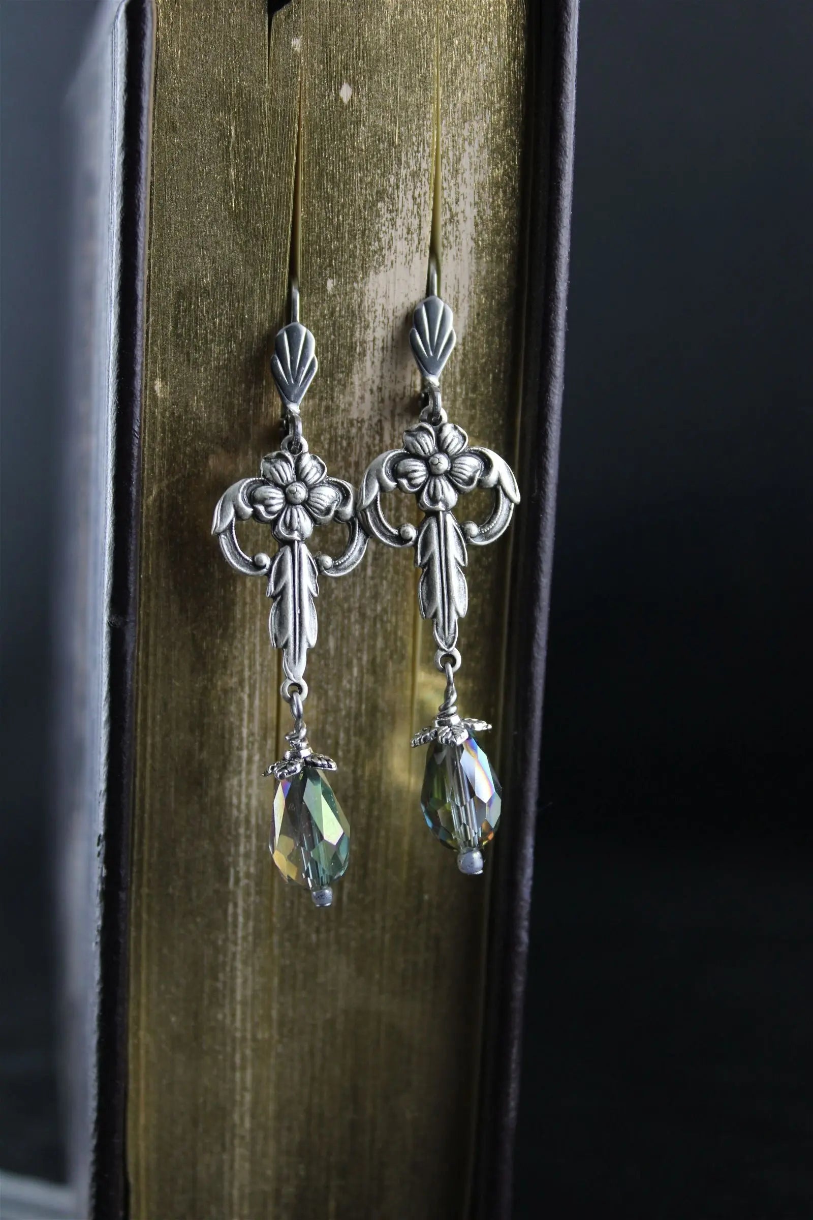 Boucles d'oreilles baroque - Aurore Lune 