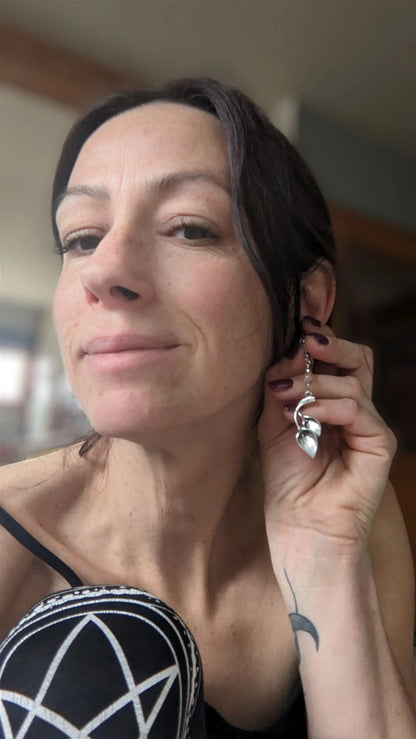 Boucles d'oreilles pierre de soleil - Aurore Lune 