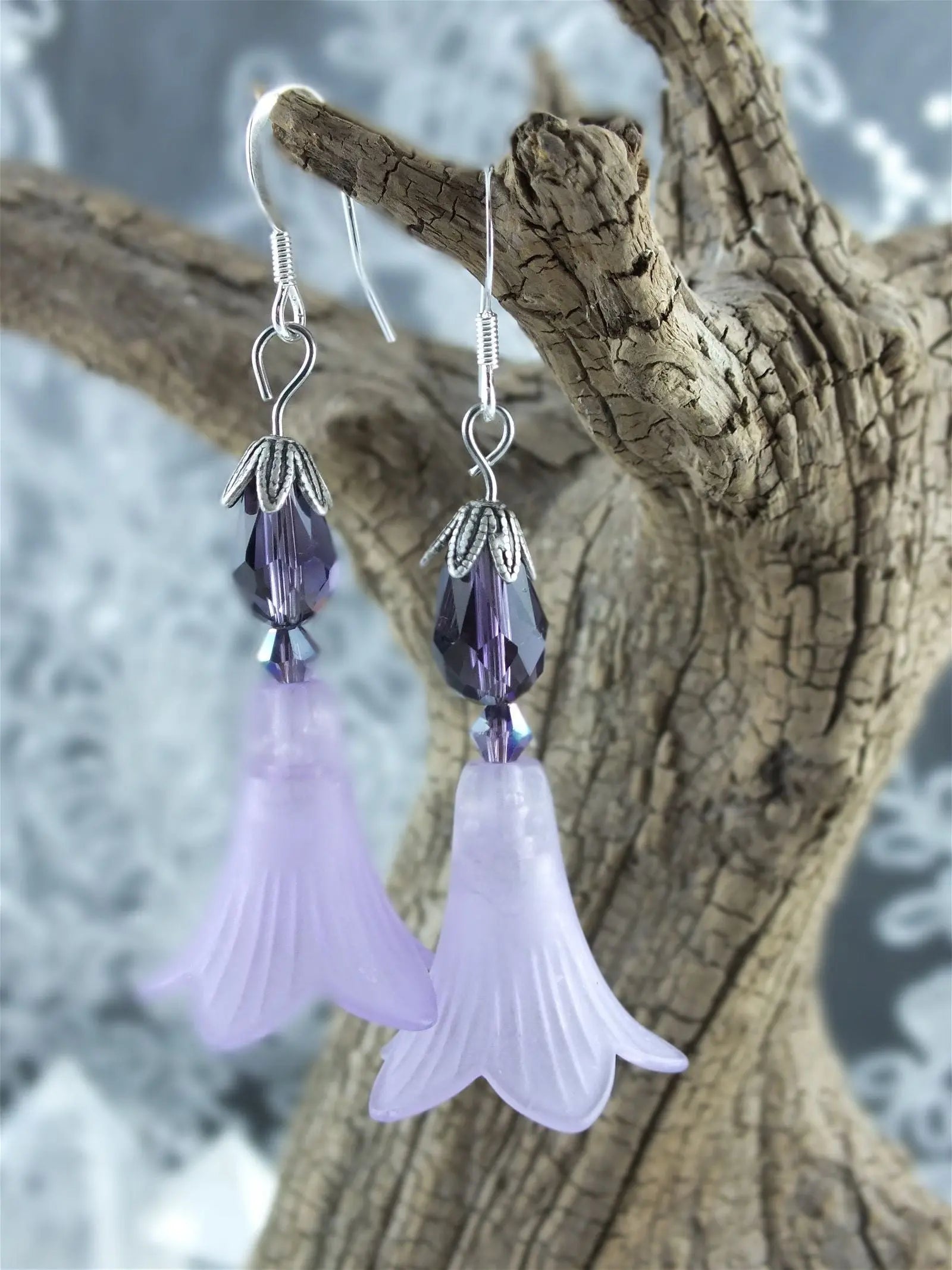 Boucles d'oreilles printanières - Aurore Lune 