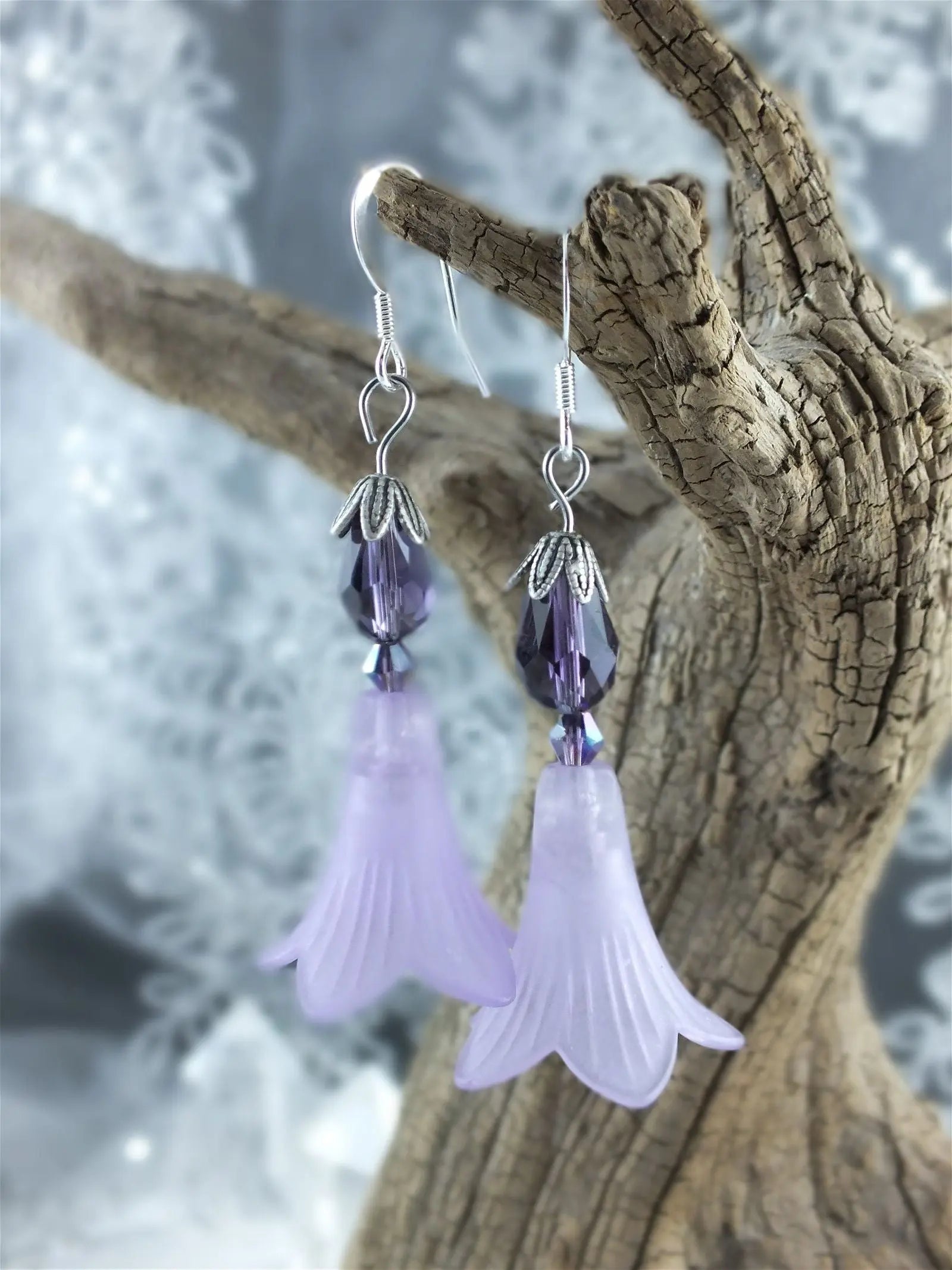 Boucles d'oreilles printanières - Aurore Lune 