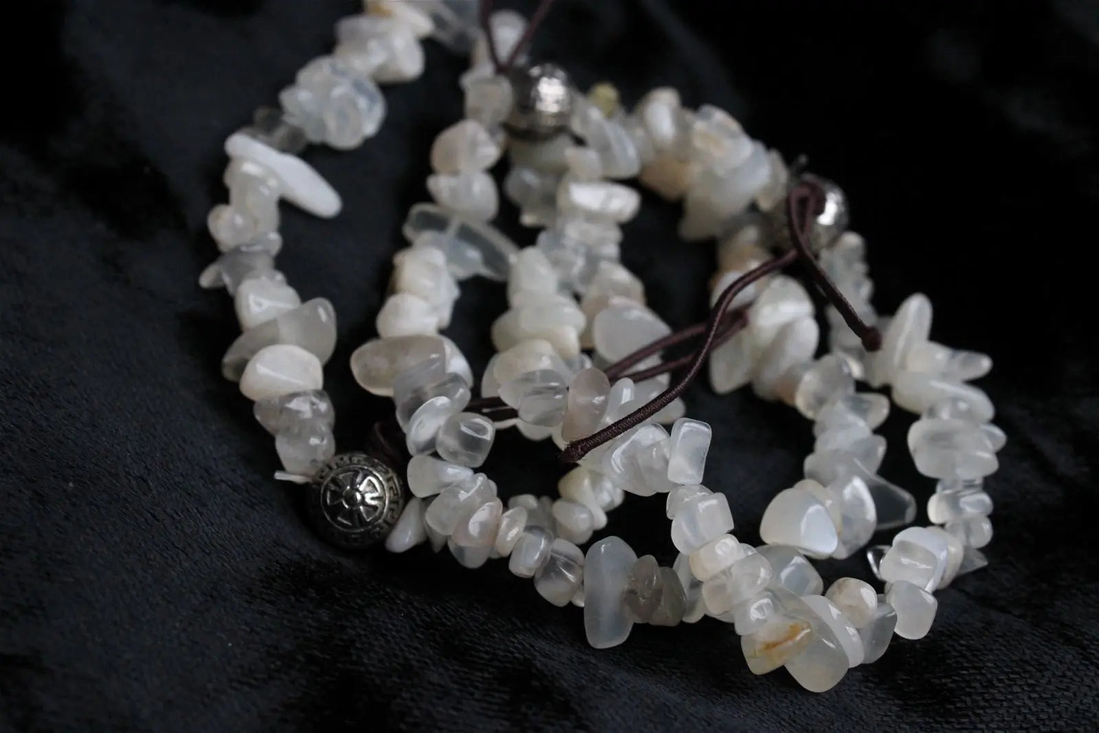 Bracelet en pierre de lune 16 cm - Aurore Lune 
