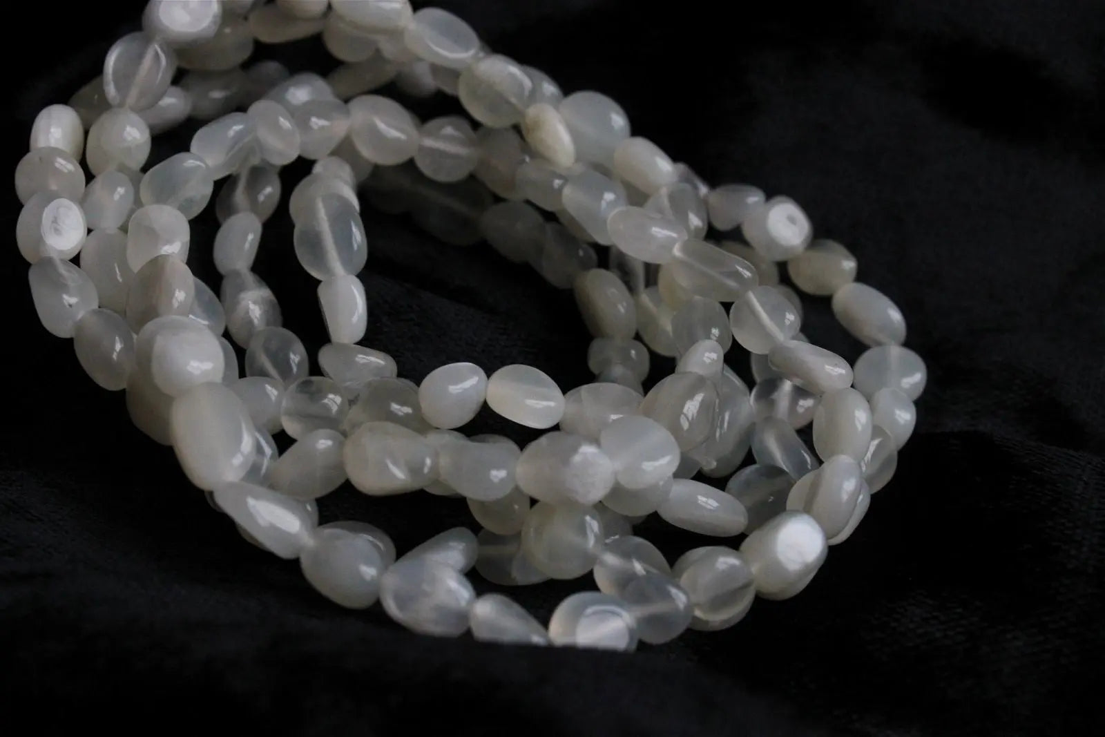Bracelet en pierre de lune 17 cm - Aurore Lune 