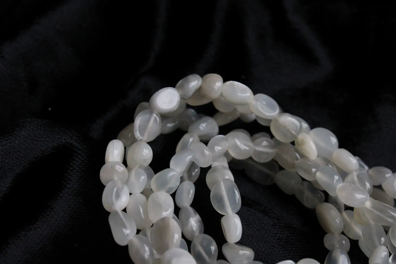 Bracelet en pierre de lune 17 cm - Aurore Lune 