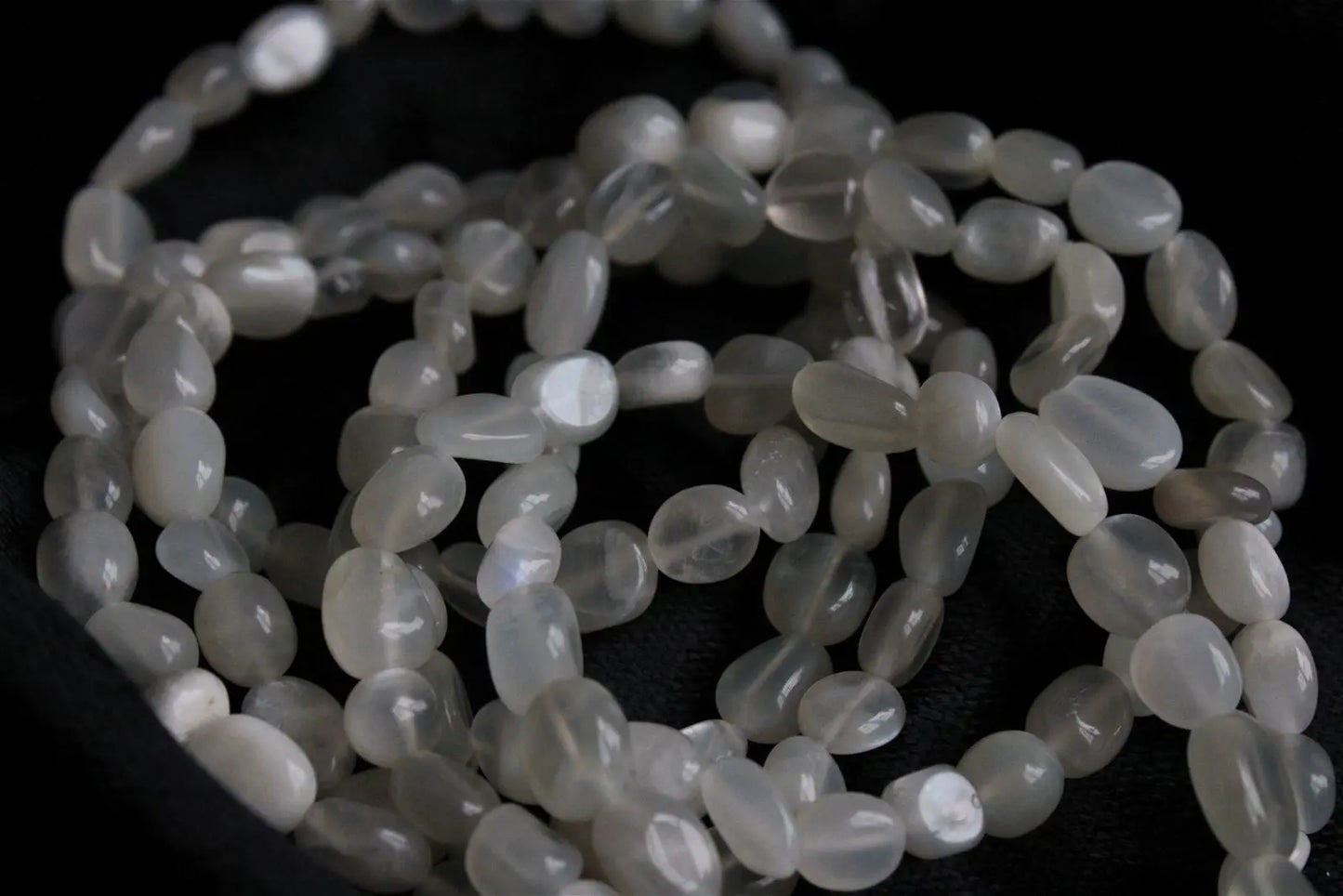 Bracelet en pierre de lune 17 cm - Aurore Lune 