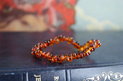 Bracelet enfant ambre 13 cm - Aurore Lune 
