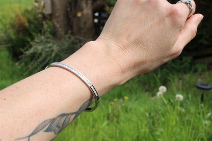 Bracelet fantaisie en inox à strass - Aurore Lune 