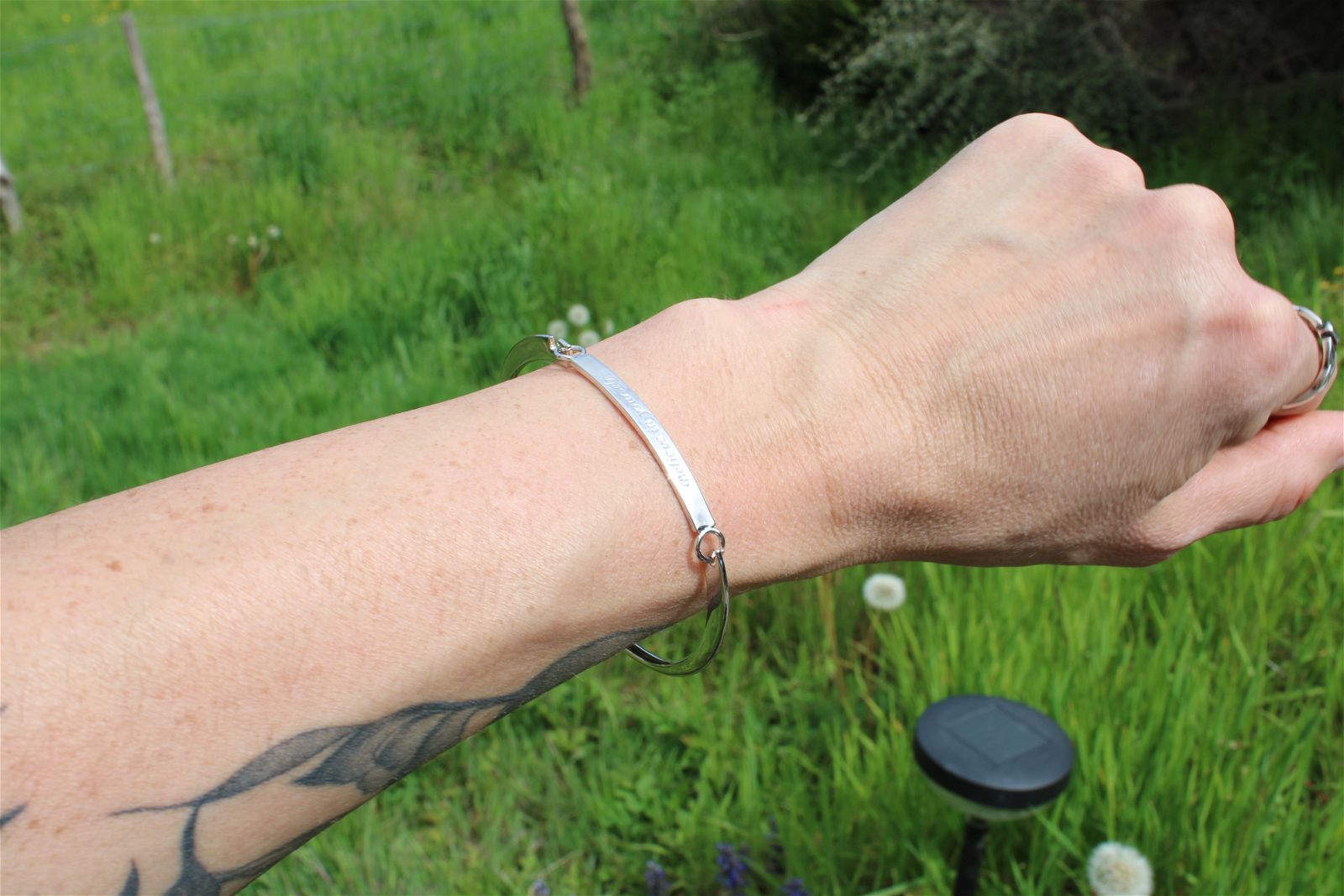 Bracelet inox "believe in yourself" CROIS EN TOI - Aurore Lune 