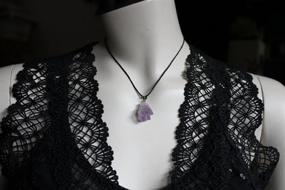 CADEAU Collier améthyste brute dès 35 € d'achats - Aurore Lune 