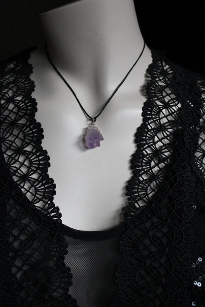 CADEAU Collier améthyste brute dès 35 € d'achats - Aurore Lune 