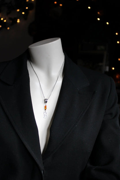 COLLECTION RENARDS Collier cornalines - Aurore Lune 