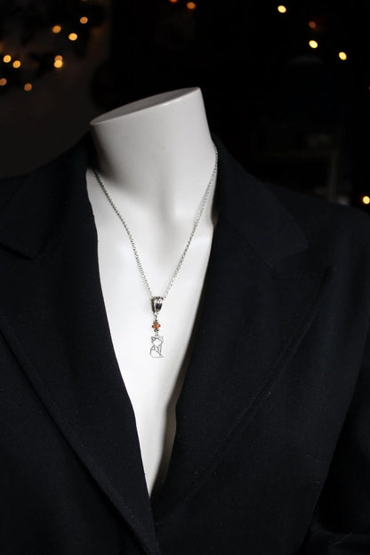 COLLECTION RENARDS Collier pierre de soleil - Aurore Lune 