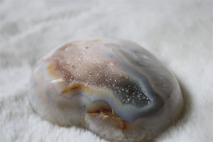 Coeur en agate - Brésil qualité + - Aurore Lune 