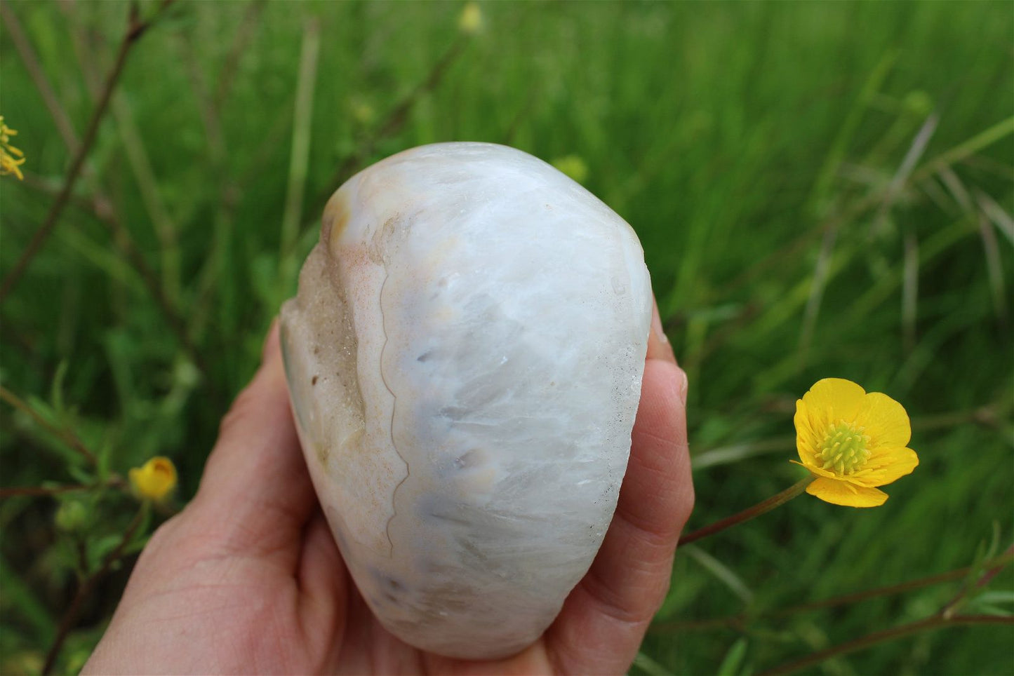 Coeur en agate - Brésil qualité + - Aurore Lune 