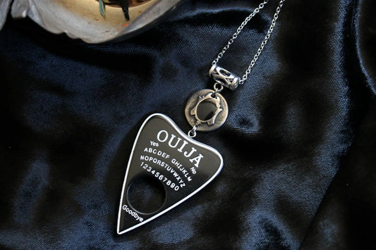 Collier Oui-ja noir - Aurore Lune 