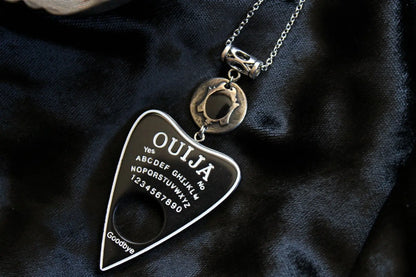 Collier Oui-ja noir - Aurore Lune 